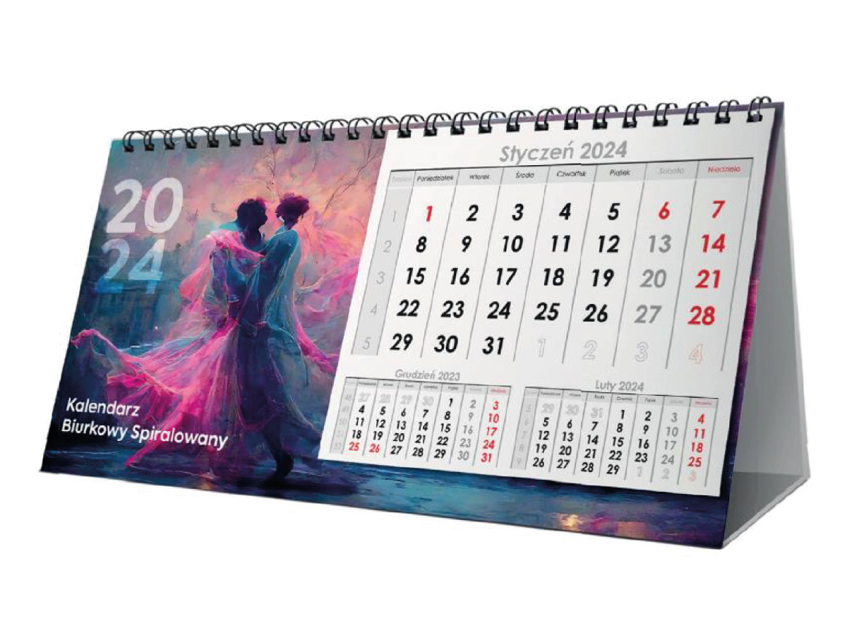 Kalendarz biurkowy 2024