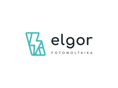 Logo dla firmy fotowoltaicznej ELGOR