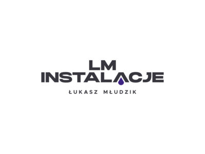 Projekt logo LM INSTALACJE