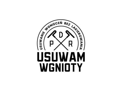 Projekt logo firmy USUWAM WGNIOTY