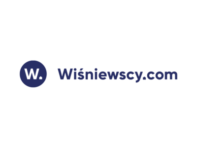 Projekt logo dla biura nieruchomości Wiśniewscy